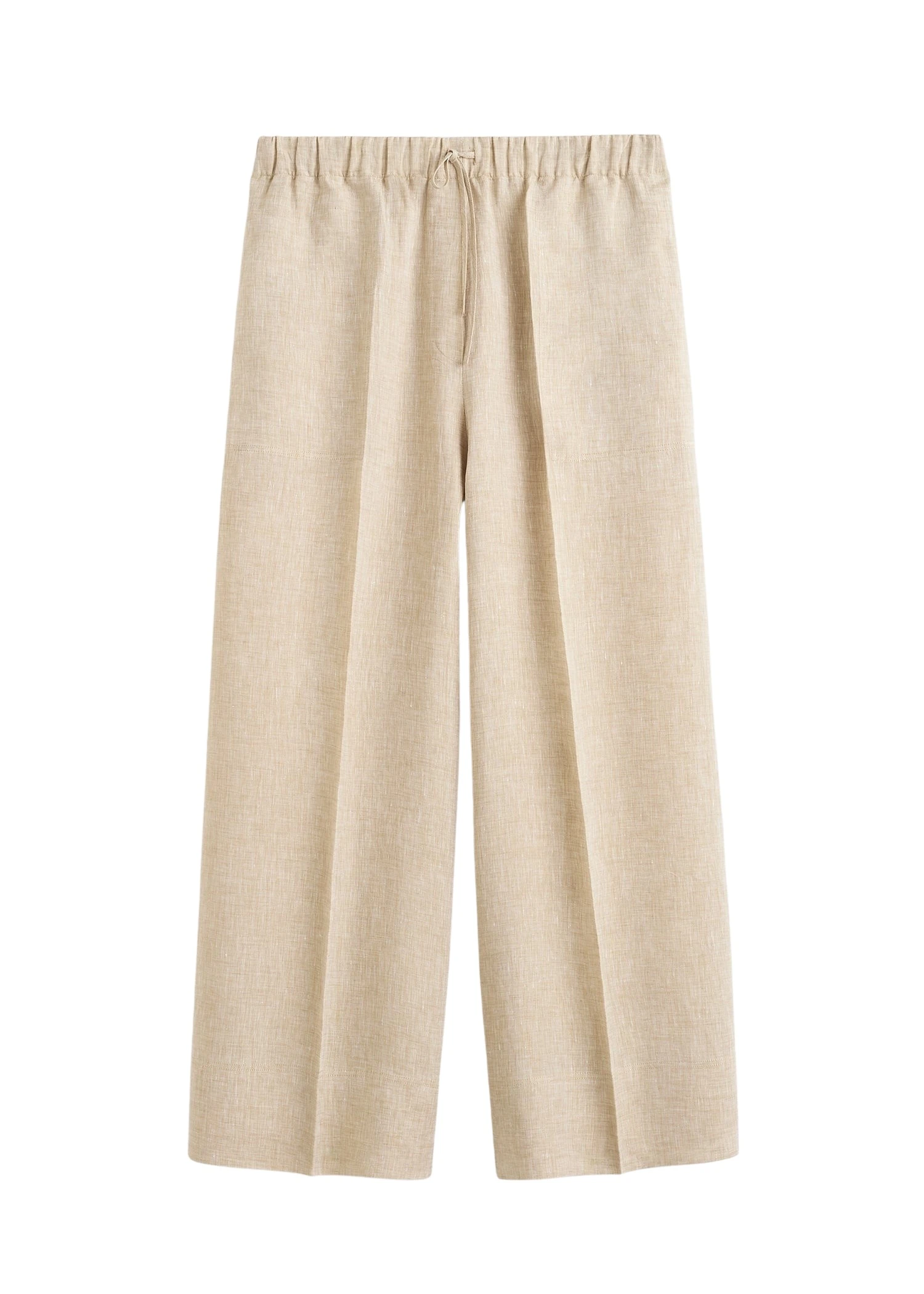 Toteme-Wide-summer-trousers-in-Natural46991_nobg Totême Wide summer trousers in Natural - Pants - Scandinavian Minimalist Luxury at Luxury Shoes