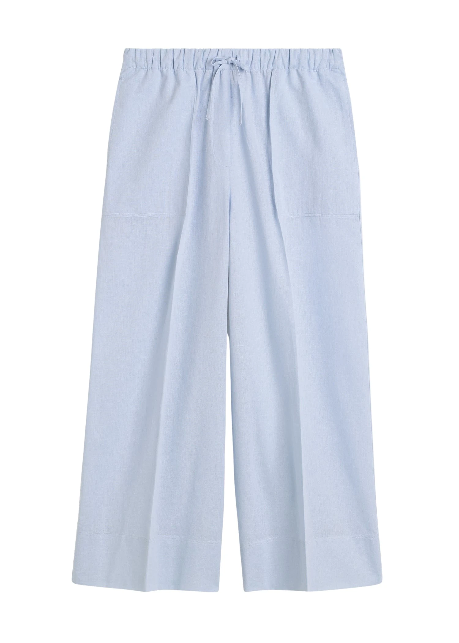 Toteme-Wide-summer-trousers-in-Sky96518_nobg Totême Wide summer trousers in Sky - Pants - Scandinavian Minimalist Luxury at Luxury Shoes