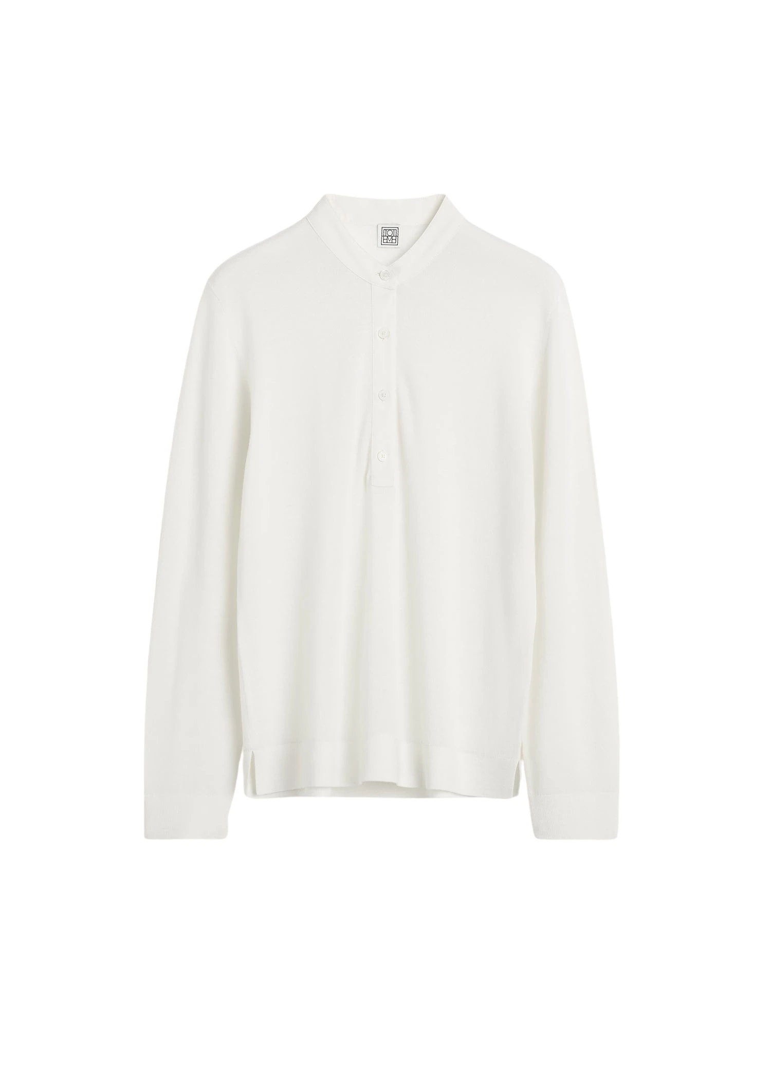 Toteme-Wool-silk-knit-in-Off-white64575_nobg Totême Wool silk knit in Off-white - Knitwear - Scandinavian Minimalist Luxury at Luxury Shoes