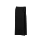 Totême Wrap skirt in Black - Skirts - Scandinavian Minimalist Luxury at Luxury Shoes 