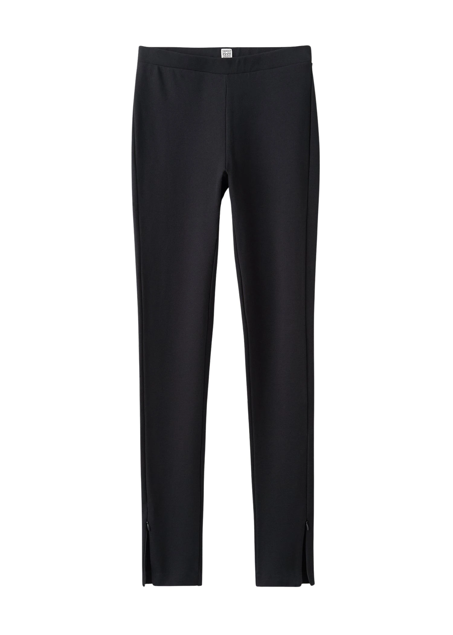 Toteme-Zip-leggings-in-Black22889_nobg Totême Zip leggings in Black - Pants - Scandinavian Minimalist Luxury at Luxury Shoes