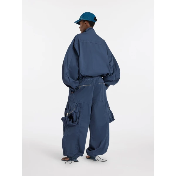Attico washed blue trousers