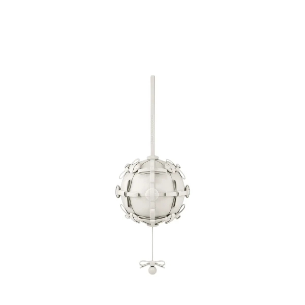 Polène Button Bow Sphere in Porcelain Button Bow Sphere in Porcelain - Clutch Bags - Parisian Luxury Leather Bag at Luxury Shoes 