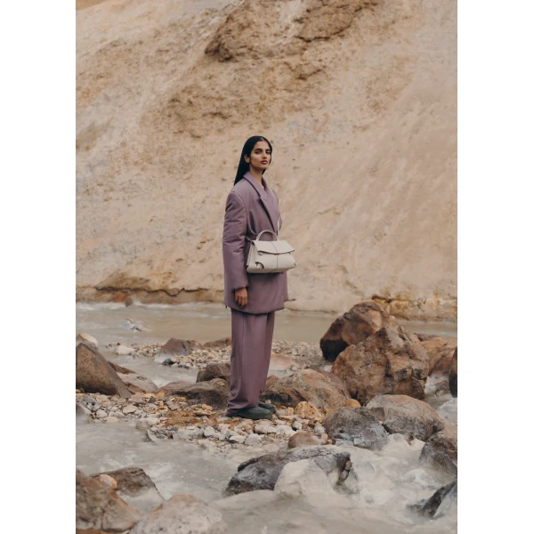 Polène Mokki in Chalk Mokki in Chalk - Shoulder & Crossbody Bags - Parisian Luxury Leather Bag at Luxury Shoes 