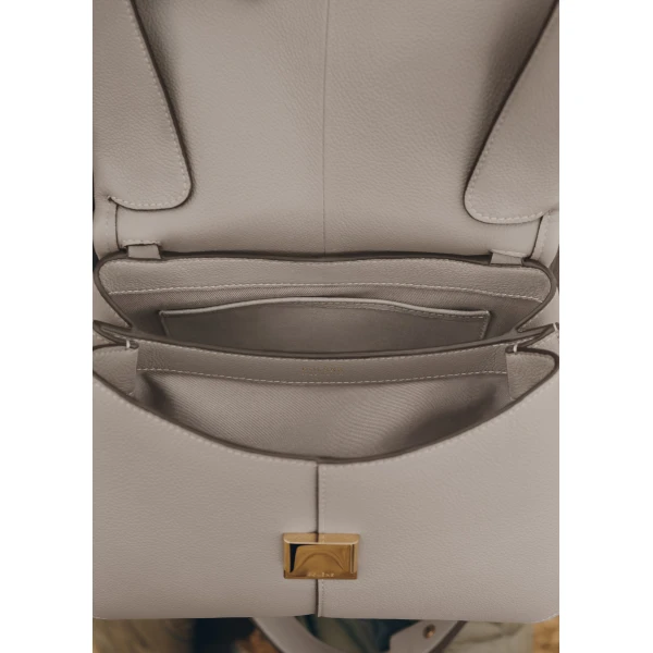 Polène Mokki in Chalk Mokki in Chalk - Shoulder & Crossbody Bags - Parisian Luxury Leather Bag at Luxury Shoes 