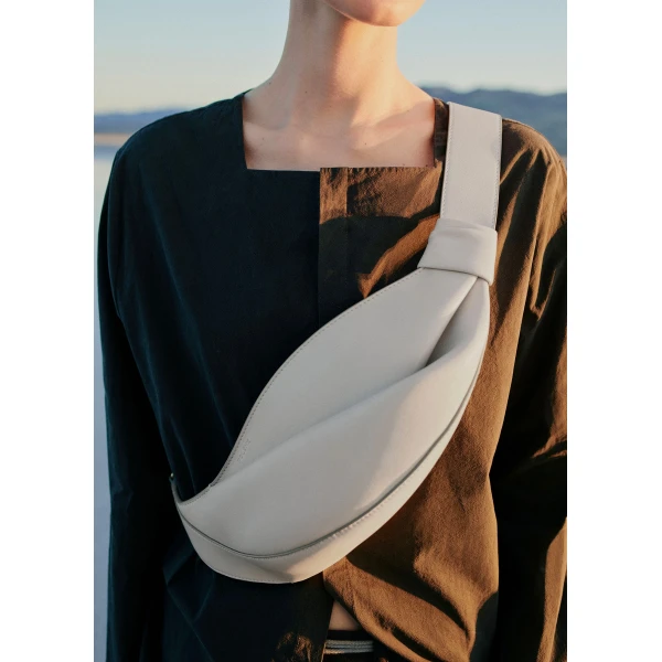 Polène Neyu in Chalk Neyu in Chalk - Shoulder & Crossbody Bags - Parisian Luxury Leather Bag at Luxury Shoes 