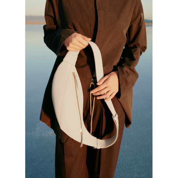 Polène Neyu in Chalk Neyu in Chalk - Shoulder & Crossbody Bags - Parisian Luxury Leather Bag at Luxury Shoes 