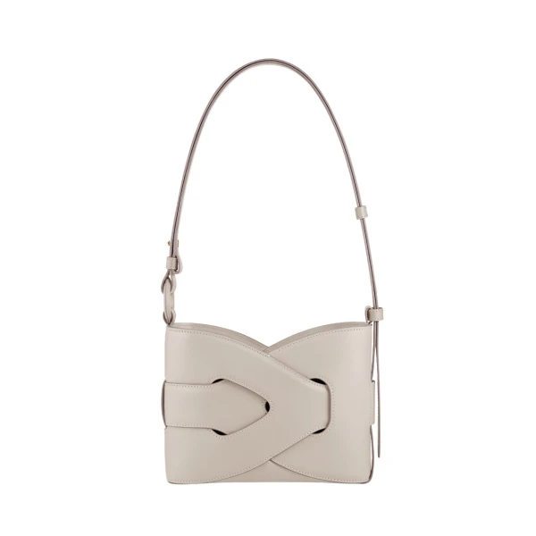 Polène Nodde in Chalk Nodde in Chalk - Shoulder & Crossbody Bags - Parisian Luxury Leather Bag at Luxury Shoes 