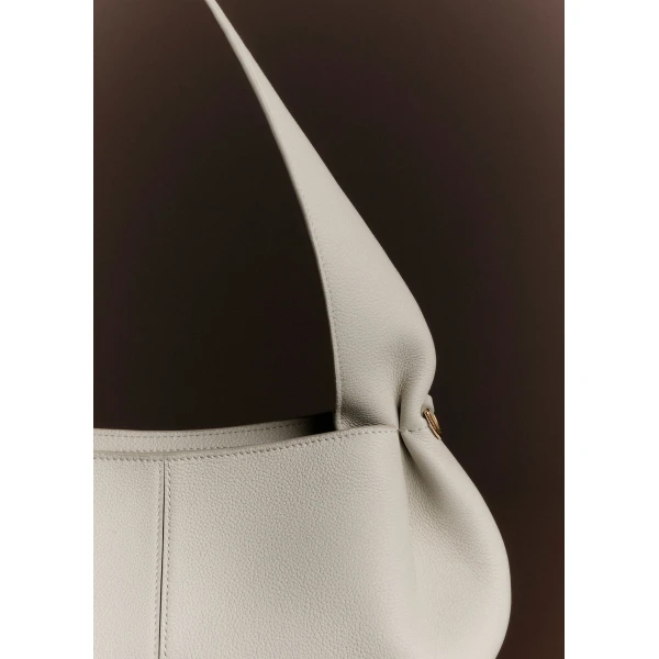 Polène Numéro Neuf East West in Chalk Numéro Neuf East West in Chalk - Shoulder & Crossbody Bags - Parisian Luxury Leather Bag at Luxury Shoes 