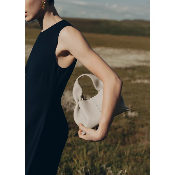 Polène Numéro Neuf Mini in Chalk Numéro Neuf Mini in Chalk - Mini Bags - Parisian Luxury Leather Bag at Luxury Shoes 