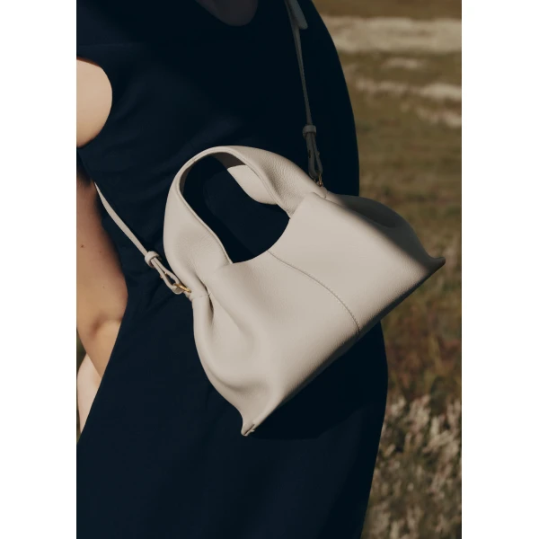 Polène Numéro Neuf Mini in Chalk Numéro Neuf Mini in Chalk - Mini Bags - Parisian Luxury Leather Bag at Luxury Shoes 