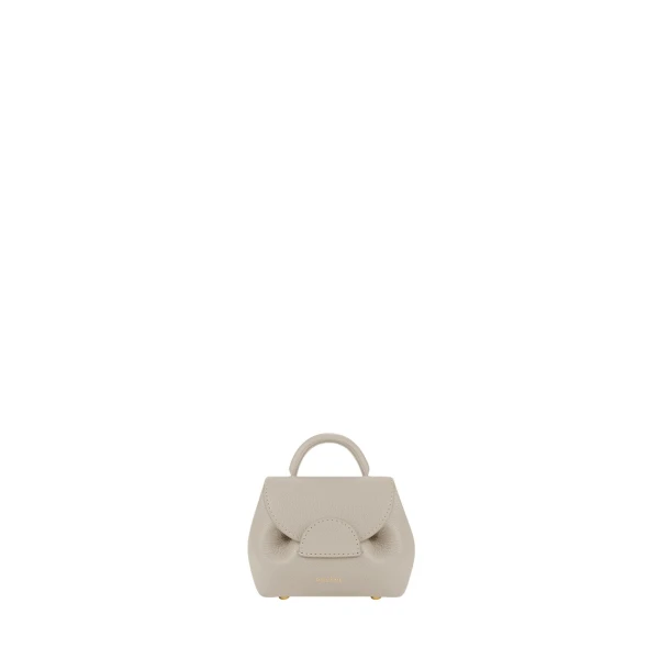 Polène Numéro Un Micro in Chalk Numéro Un Micro in Chalk - Mini Bags - Parisian Luxury Leather Bag at Luxury Shoes 