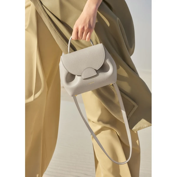 Polène Numéro Un Nano in Chalk Numéro Un Nano in Chalk - Mini Bags - Parisian Luxury Leather Bag at Luxury Shoes 