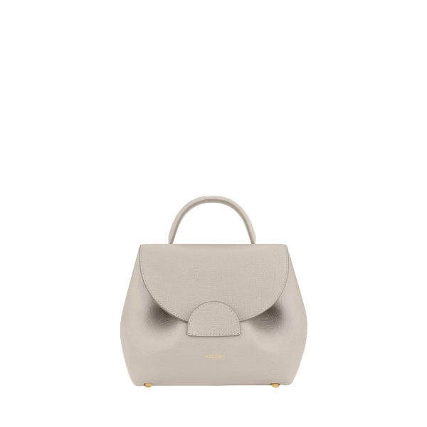 Polène Numéro Un Nano in Chalk Numéro Un Nano in Chalk - Mini Bags - Parisian Luxury Leather Bag at Luxury Shoes 