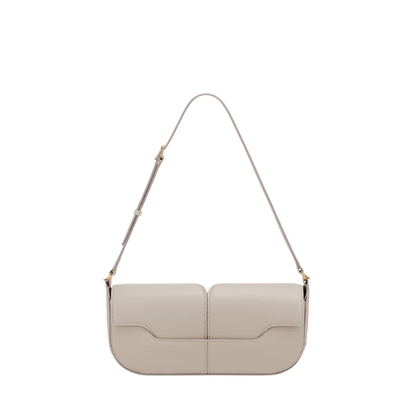 Polène Osmo in Chalk Osmo in Chalk - Shoulder & Crossbody Bags - Parisian Luxury Leather Bag at Luxury Shoes 