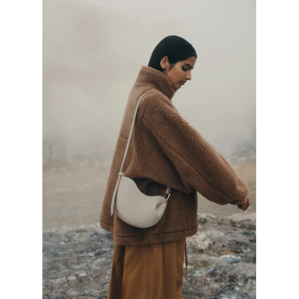 Polène Tonca in Chalk Tonca in Chalk - Shoulder & Crossbody Bags - Parisian Luxury Leather Bag at Luxury Shoes 