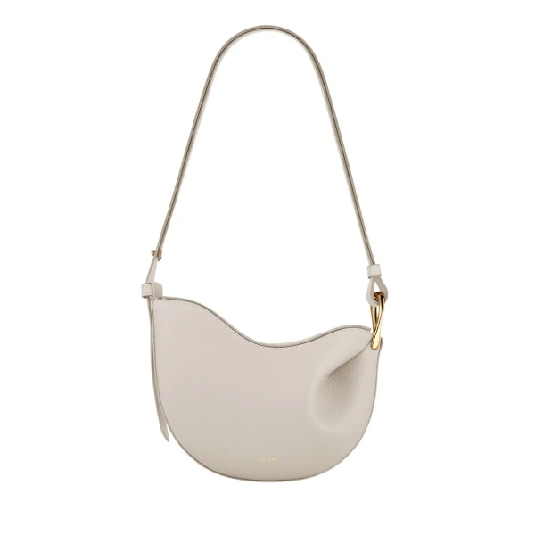 Polène Tonca in Chalk Tonca in Chalk - Shoulder & Crossbody Bags - Parisian Luxury Leather Bag at Luxury Shoes 