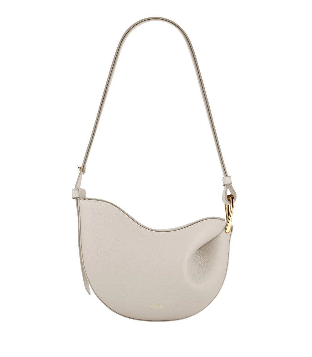 White-Tonca-in-Chalk-collection-coveti51684_nobg Polène Tonca in Chalk Tonca in Chalk - Shoulder & Crossbody Bags - Parisian Luxury Leather Bag at Luxury Shoes