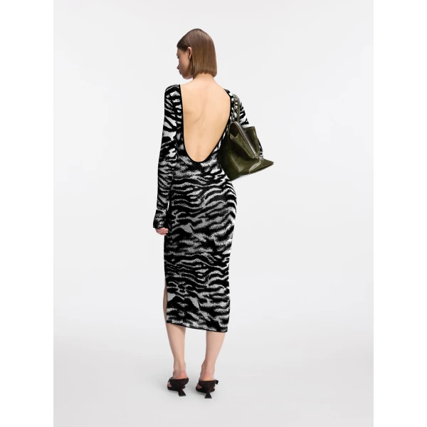 Attico white and black dress