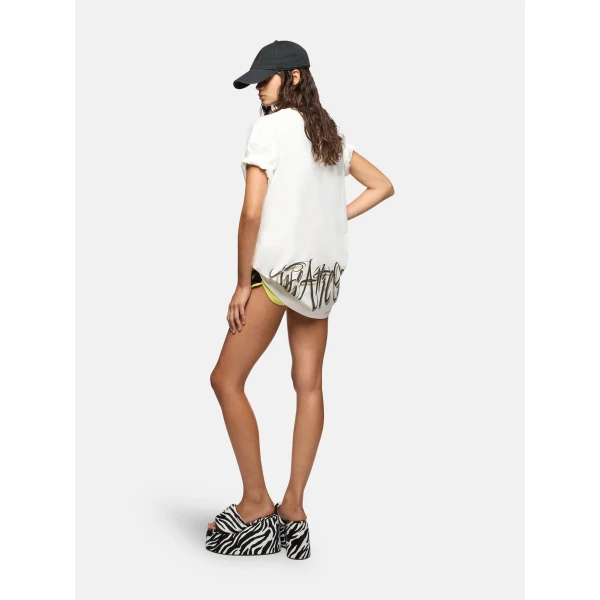 Attico white and multicolor top