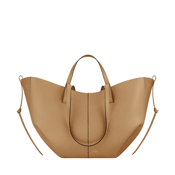 Polène Cyme in Ocher Cyme in Ocher - Totes & Top-Handle Bags - Parisian Luxury Leather Bag at Luxury Shoes 