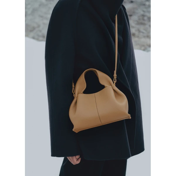 Polène Numéro Neuf Mini in Ocher Numéro Neuf Mini in Ocher - Mini Bags - Parisian Luxury Leather Bag at Luxury Shoes 