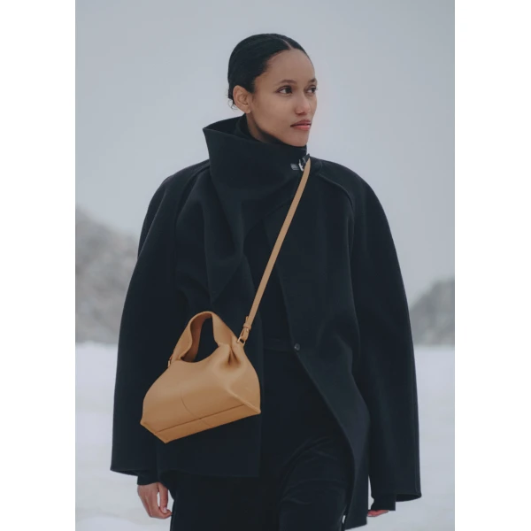 Polène Numéro Neuf Mini in Ocher Numéro Neuf Mini in Ocher - Mini Bags - Parisian Luxury Leather Bag at Luxury Shoes 