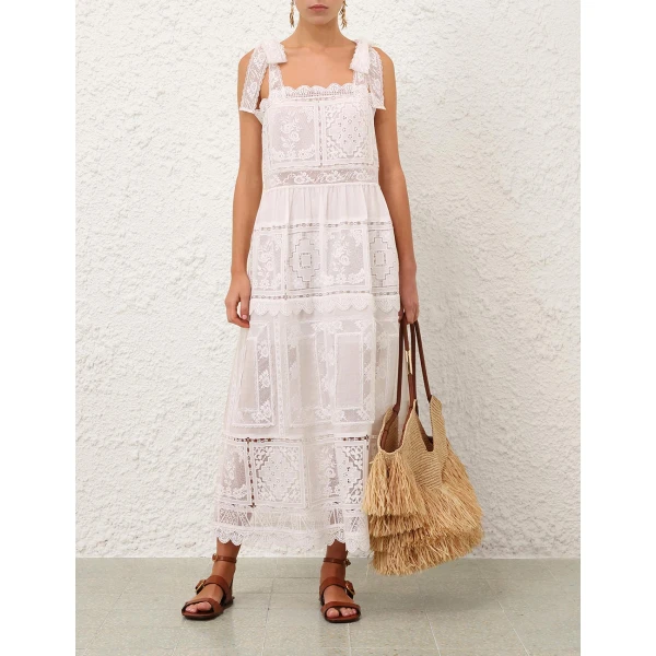 Elevate your elegance in this Zimmermann Dresses available now at Luxury Shoes 