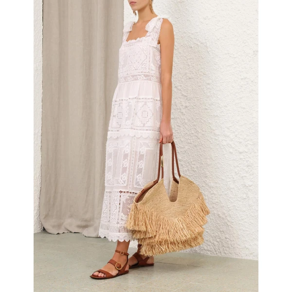 Elevate your elegance in this Zimmermann Dresses available now at Luxury Shoes 