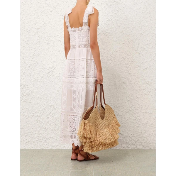 Elevate your elegance in this Zimmermann Dresses available now at Luxury Shoes 
