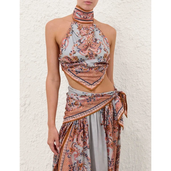 Elevate your elegance in this Zimmermann Tops available now at Luxury Shoes 
