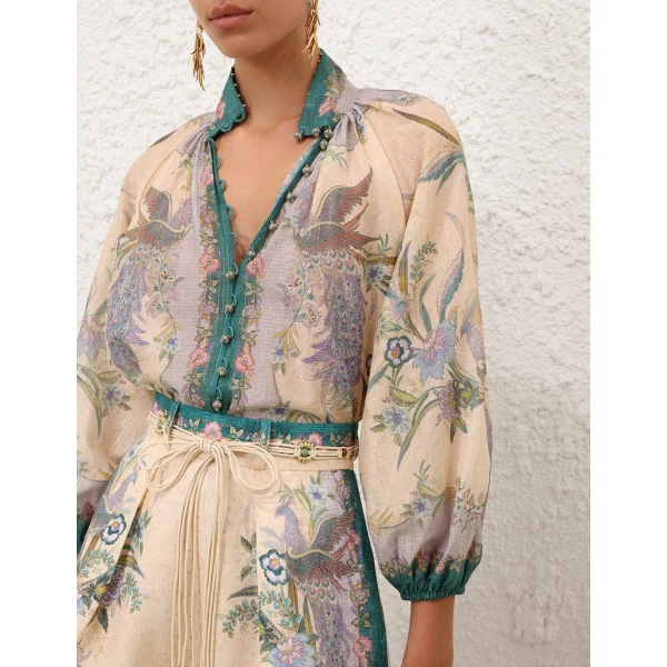 Elevate your elegance in this Zimmermann Tops available now at Luxury Shoes 