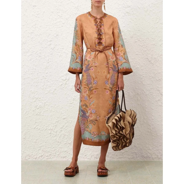 Elevate your elegance in this Zimmermann Dresses available now at Luxury Shoes 