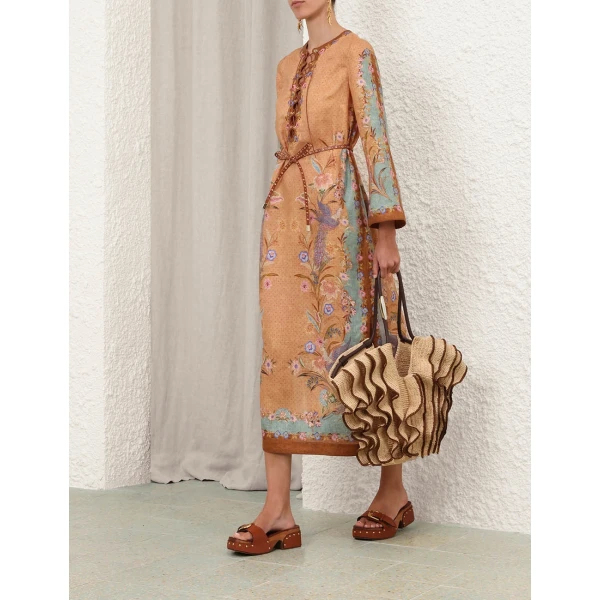 Elevate your elegance in this Zimmermann Dresses available now at Luxury Shoes 