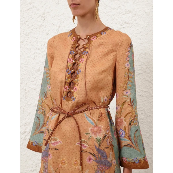 Elevate your elegance in this Zimmermann Dresses available now at Luxury Shoes 
