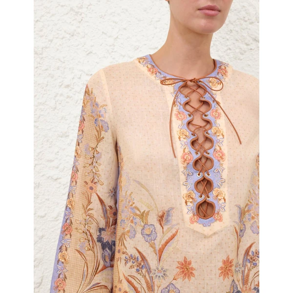 Elevate your elegance in this Zimmermann Dresses available now at Luxury Shoes 