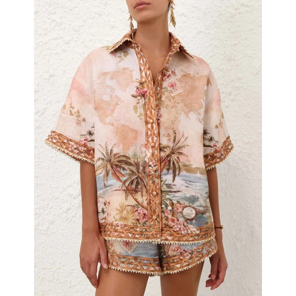 Elevate your elegance in this Zimmermann Tops available now at Luxury Shoes 