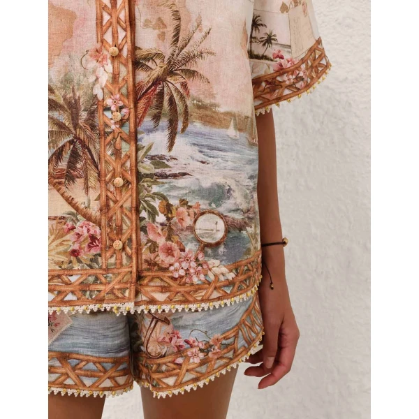 Elevate your elegance in this Zimmermann Tops available now at Luxury Shoes 