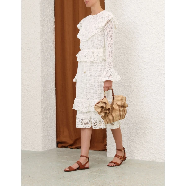 Elevate your elegance in this Zimmermann Dresses available now at Luxury Shoes 