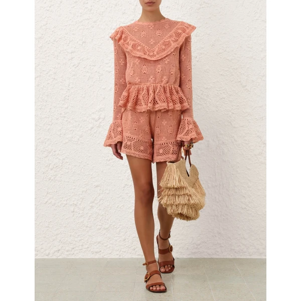 Elevate your elegance in this Zimmermann Shorts available now at Luxury Shoes 