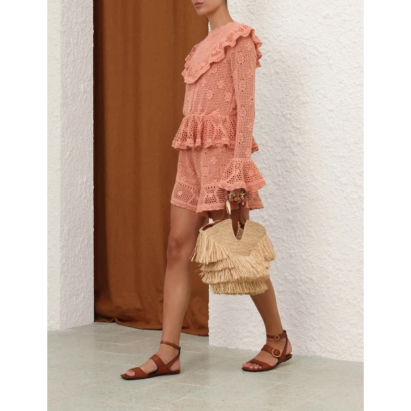 Elevate your elegance in this Zimmermann Shorts available now at Luxury Shoes 
