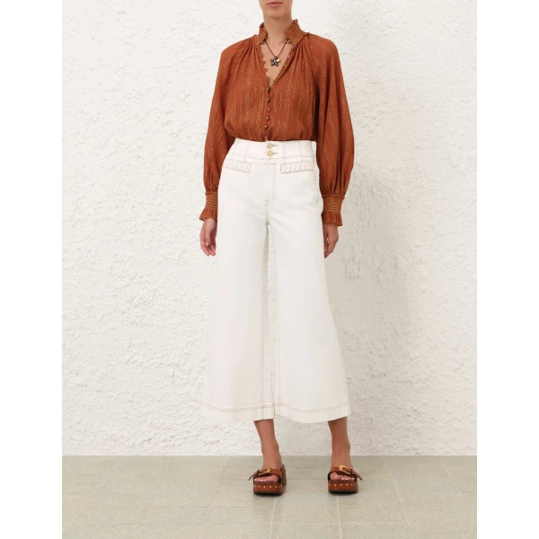 Elevate your elegance in this Zimmermann Pants available now at Luxury Shoes 