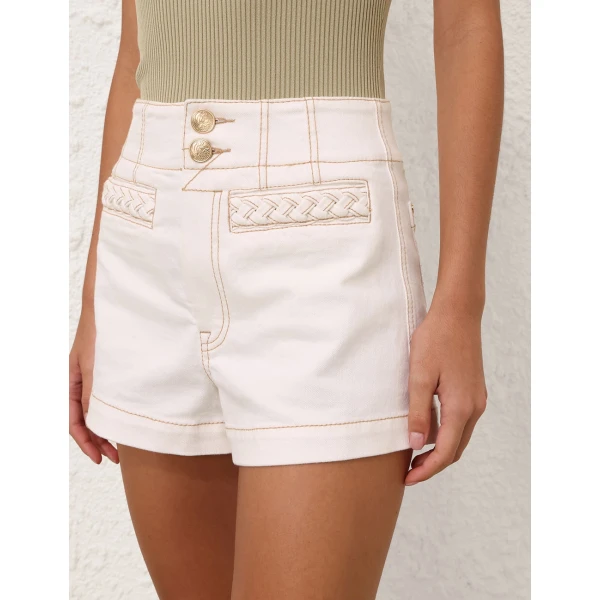 Elevate your elegance in this Zimmermann Shorts available now at Luxury Shoes 