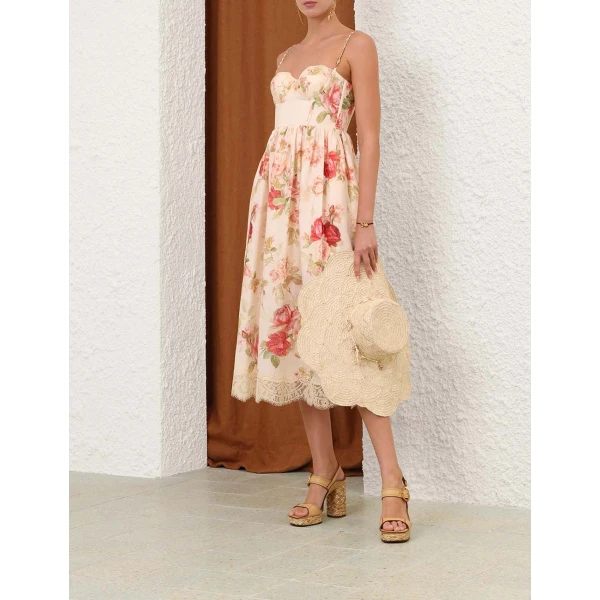 Elevate your elegance in this Zimmermann Dresses available now at Luxury Shoes 