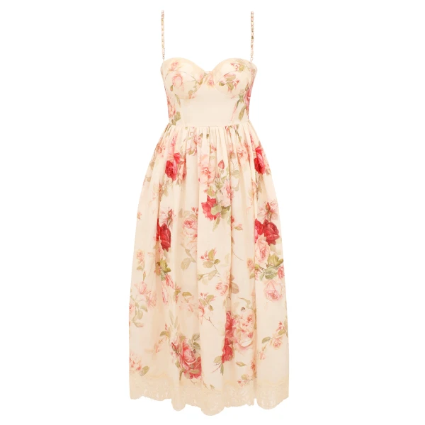 Elevate your elegance in this Zimmermann Dresses available now at Luxury Shoes 