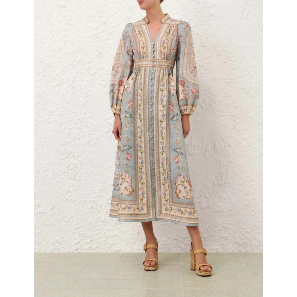 Elevate your elegance in this Zimmermann Dresses available now at Luxury Shoes 