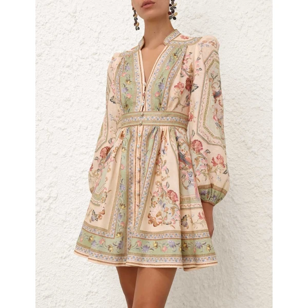 Elevate your elegance in this Zimmermann Dresses available now at Luxury Shoes 