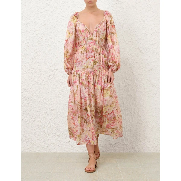 Elevate your elegance in this Zimmermann Dresses available now at Luxury Shoes 