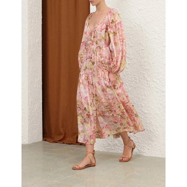 Elevate your elegance in this Zimmermann Dresses available now at Luxury Shoes 