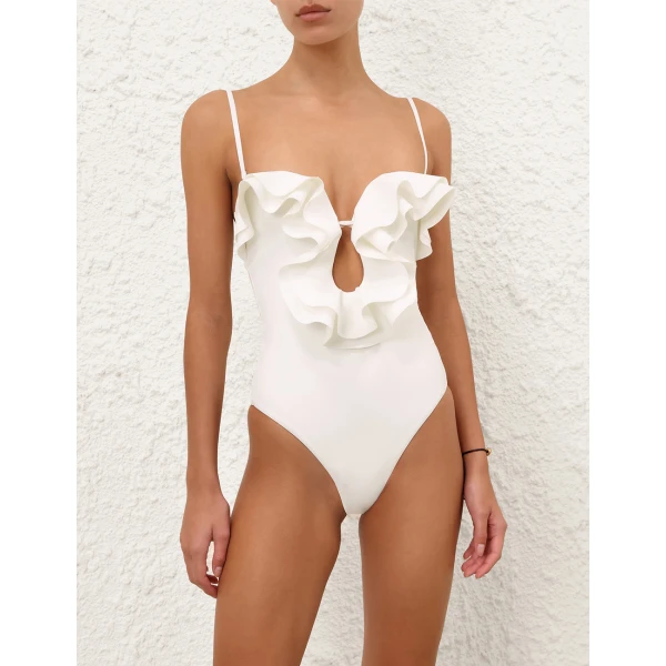 Elevate your elegance in this Zimmermann Beachwear available now at Luxury Shoes 